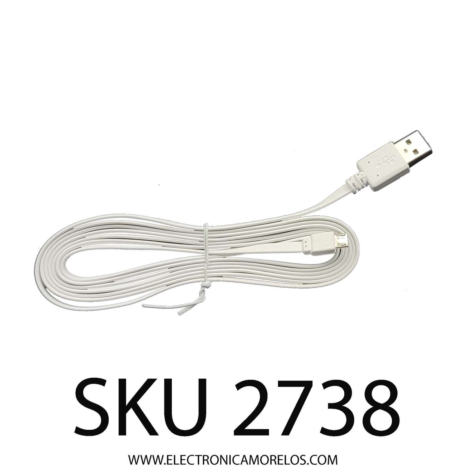 CABLE DE CARGA ARLO TIPO A MICRO USB ( 2 m ) / EN LA COMPRA POR MAYOREO MEJORAMOS EL PRECIO 	